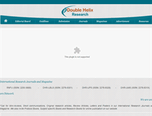Tablet Screenshot of doublehelixresearch.com